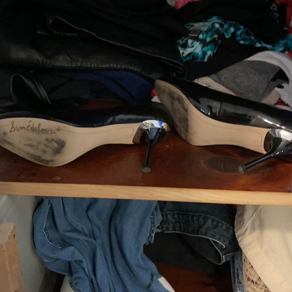Sam Elden size 8 black heels - Picture 4 of 4